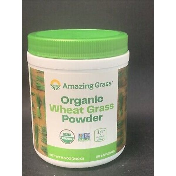 Amazing Grass Organic WheatGrass Powder Super Greens Wheat Grass 30 Serving 6/25