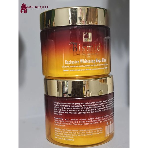 1×Bismid Exclusive Whitening Mega Blast Cream ORIGINAL & Authentic