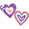 Baker Ross Heart Colouring Puzzles (Pack of 10)