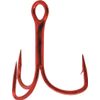 Gamakatsu 77308-4 EWG Treble Hook Red