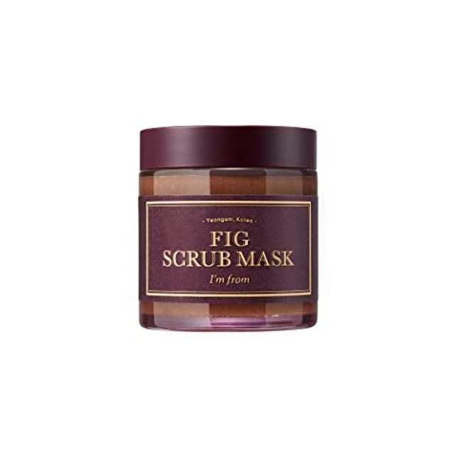 [I'M FROM] Fig Scrub Mask 120g, exfoliating, moisturizing mask, korean exfoliator, organic skin care