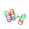 Rainbow Jumbo Paperclips, Set of 3, Acrylic, Multicolour