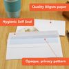Postmaster Envelopes DL Peel & Seal 100GSM White Paper - 100 Pack