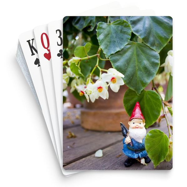 CafePress Terra Cotta Gnome Standard Size Playing Cards