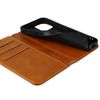 Copmob iPhone 13 Case, Flip Wallet Leather Case [3 Slots] [Stand Function] [Magnetic Closure] Flip Case Cover for iPhone 13 – Light Brown