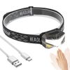 COB LED Headlamp USB Rechargeable Headlight Torch Work Light Bar Head Band Lamp