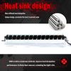 Pair 7" Mini LED Work Light Bars Spot Flood Offroad Driving ATV 4WD SUV UTV UTE