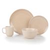 Everything Kitchens Colorful Glazed 16-Piece Dinnerware Set | Blush Pink
