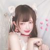Eileen Semi-Long Cool Brown x Pink Wig, Straight, Natural, Harajuku Style, Popular, Small Face Effect, Cute, Net Included