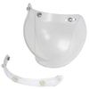 Lead Industry GRAVIS PZ-005A Bubble Shield & Clear Flip Up Base Set, Clear + Clear Base (PZ-005A, CL/CL)