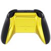eXtremeRate Custom Back Cover Shell for Xbox Core Wireless Controller, Chrome Gold Replacement Controller Battery Cover & Bottom Shell for Xbox Series X & S Controller [Controller NOT Included]