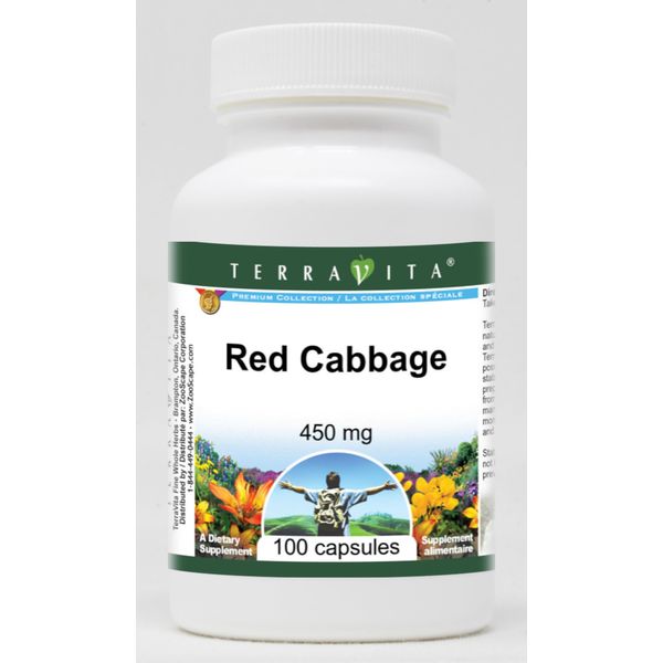 Red Cabbage - 450 mg (100 Capsules, ZIN: 519446) - 3 Pack