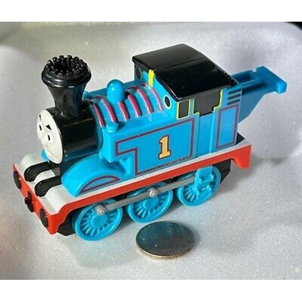 Imperial Toys Gullane 2007 Thomas Tank Engine Train 4” Blue Plastic Whistle Toy