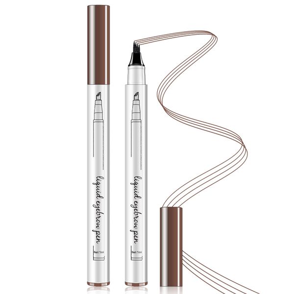 Eyebrow Pen, Eyebrow Pencil, Eye Brower Pencils Brow Pencils Easy Makeup Tool, Creates Natural Looking Stays Long-Lasting Waterproof Eyebrow Pen, 1 PC Chestnut Eyebrow Pencils