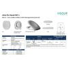Derby Basic Toilet Seat for Stand/Wall-Mounted Toilets Stainless Steel Hinge White VIGOUR