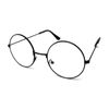 Kids Metal Frame Wizard Glasses with Clear Lens [Black]