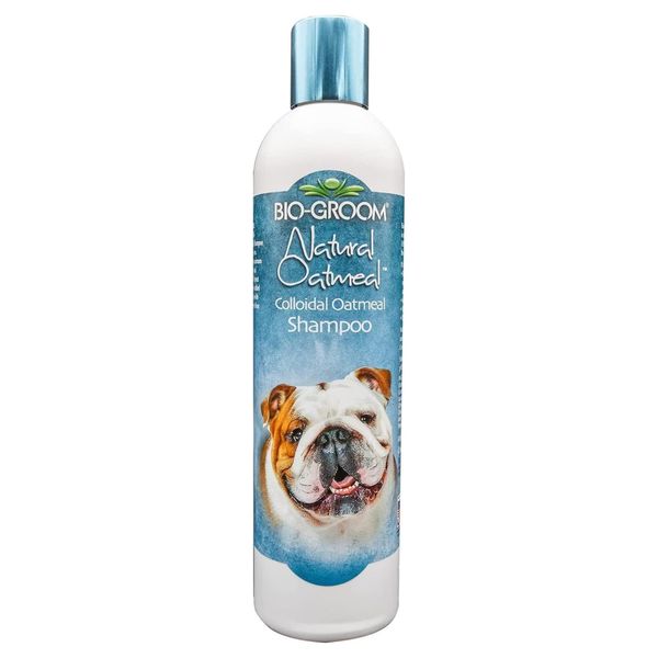 Bio-Groom Oatmeal Dog Shampoo – for Allergies and Itching, Cruelty-Free, Dog Bathing Supplies, Puppy Shampoo for Sensitive Skin, Made in USA, Anti-Itch Dog Products – 12 fl oz 2-Pack