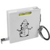 Azeeda 'snowman' Keyring Tape Measure/Spirit Level Tool (KM00031470)