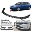Fit For Mazda 3 2004-2009 Front Bumper Lip Spoiler Universal 3 Segment Type