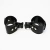 Mu Clicking Restraint Combined Shackles (Black) - Connectable Restraints