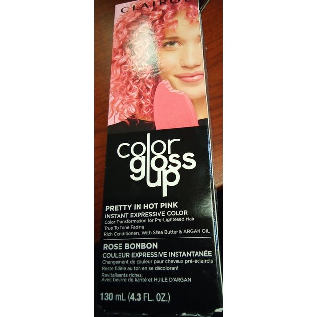 Clairol Color Gloss Up Temp Hair Dye - Pretty In Hot Pink Hair 4.3 Oz