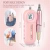 PRO NailSalon Rechargeable Electric Nail Drill Machine Manicure Nail Files
