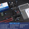 8 Gang Car Switch Panel Blue LED Multiple Modes On/Off Toggle Relay Control Box