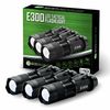 E300 EDC Flashlight - Everyday Carry Flashlight 3 Light Modes and Zoom [3 PACK]