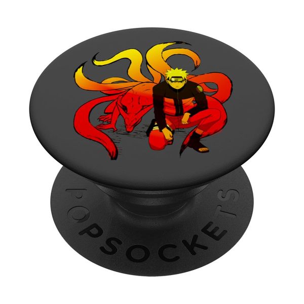 Naruto Shippuden Naruto and 9 Tails PopSockets Adhesive PopGrip