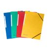 CONQUÉRANT Pack of 10 A4 Folders with Elasticated Cover Recycled Card Assorted Colours