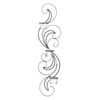 Wisp of Smoke Wall Mounted Candle Holder Sconce Set