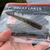 Great Lakes Finesse Drop Worm - Clear Shad - 4"