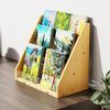 NiHome Bamboo & Acrylic Greeting Card Display Stand for Cards