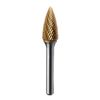 Champion Cutting Tool SG5 Double Cut TiN Coated Carbide Bur