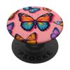 Pink Butterflies PopSockets Adhesive PopGrip