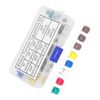 80pcs 6mm Trimmer Capacitors, Electronic Capacitor Kit 5/10/20/30/40/60/70/120P Adjustable Capacitance Trimmer Capacitor Kit