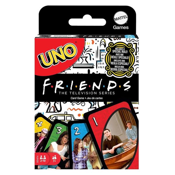 Mattel Games UNO Friends Card Game, Family, Adult and Party Game Night, 2 to 6 Players, Collectibles Inspired by The TV Series