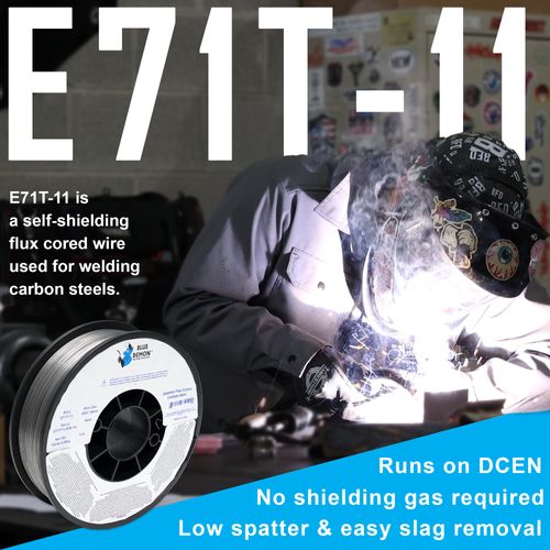 Blue Demon E71T-11 X .035 X 2LB Spool gasless flux core welding wire
