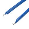 QUARKZMAN IC Puller Chip Extractor Stainless Steel with Insulated Vinyl Handle, Blue, Pack of 2
