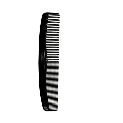 Comfort Hair Dressing Table Coarse/Fine Hair Comb Set, Black, 8 Inch (12 Pack)