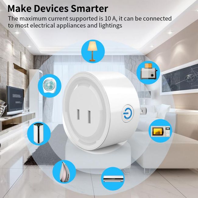 Tuya WIFI Smart Plug Work With Alexa Google Home Japanese Standard Smart  Outlet Timer/Countdown Relay Status Setting - AliExpress