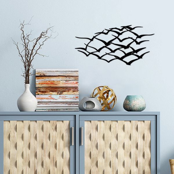 Flock of Birds Metal Wall Art Decor Metal Wall Hanging for Home Living Room