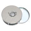 Teapot Chrome Plated Magnifying Glass Folding Desktop Gift 363