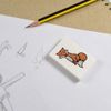 2 x 45mm 'Fox' Erasers/Rubbers (ER00026246)