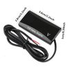 Motorcycle Voltmeter 12V Digital Voltmeter Meter Digital Compact LED Display Panel Meter Small Voltmeter for Motorcycle Vehicle