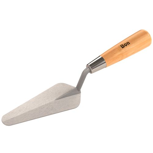 Bon Tool 12-181 Pro Plus 5-1/2-Inch by 2-Inch Duckbill Trowel - Short Blade with Wood Handle