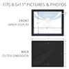 Icona Bay 8.5x11 Diploma Frames (Black, 12 Pack), Sturdy Wood Composite Certificate Frame, Sleek Document Frame Bulk, Table Top or Wall Mount, Exclusives Collection