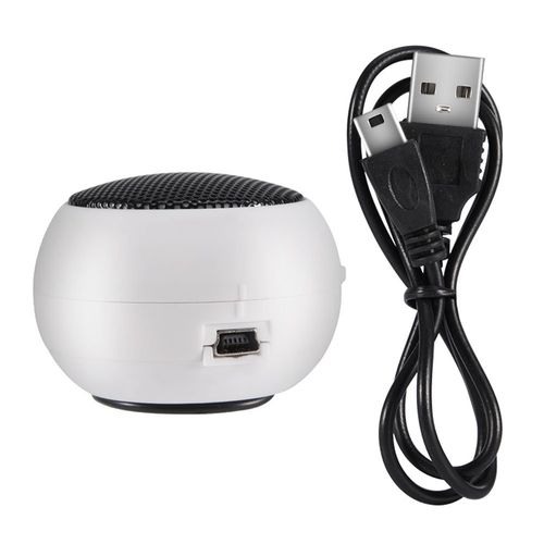 Mini Speaker, Portable, Telescopic Design, for Computer Smartphone MP3 Tablet, Lightweight, Easy to Carry, USB Powered, High Intelligibility Sound, for Travel etc., 2
