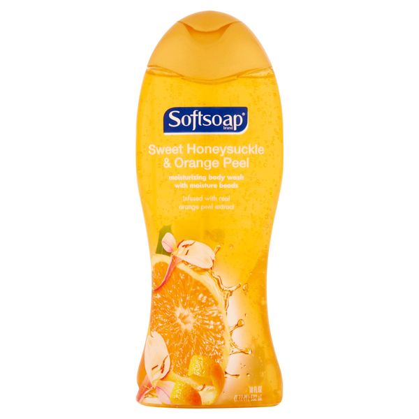 Softsoap Moisturizing Body Wash - Honeysuckle & Orange burst- 20 oz
