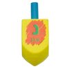 Hanukkah Dreidels - Multi Colored Painted Wooden Dreidel - 10 Pack Medium